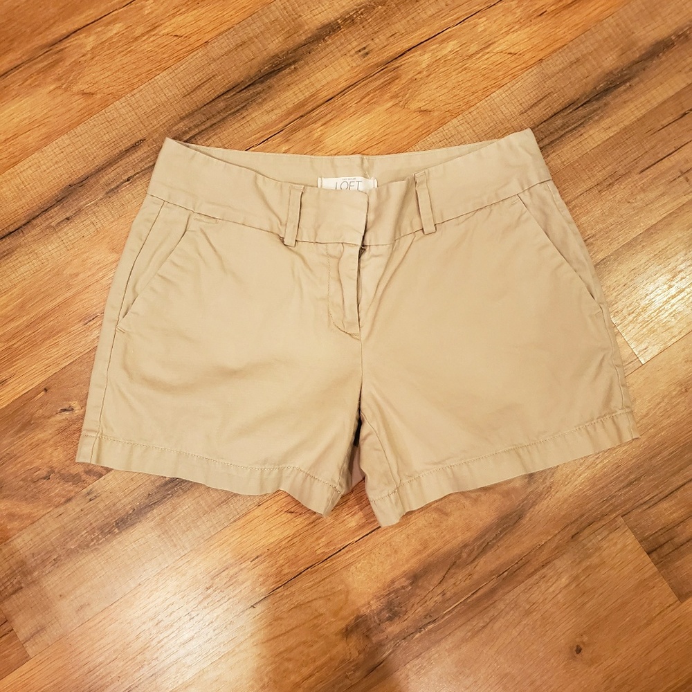 Loft Khaki Shorts Size 0